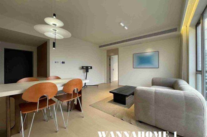 Great Compound+Spacious&Modern&Bright 1Bdr 1Bath Apt+Jing An Temple+Stunning View 
