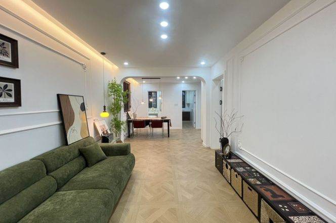 2br, subwayL7Fanghua, Modern, Key, 9.8k