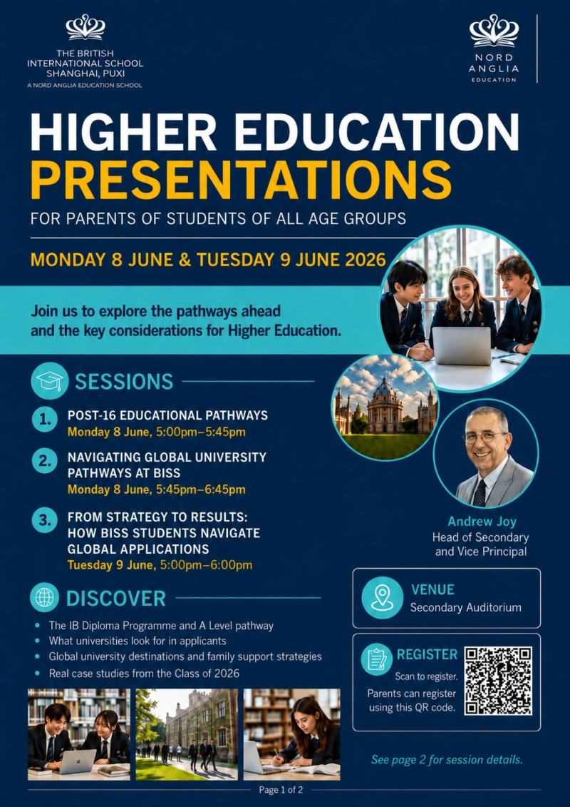 Understanding University Pathways at BISS Puxi