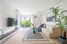 modern big 1 bedroom floor heating wooden floor beside Huang pu river 19.3K