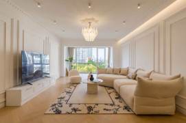 modern big 4brs floor heating modern furniture beside Huang pu river line 9 and IFC 