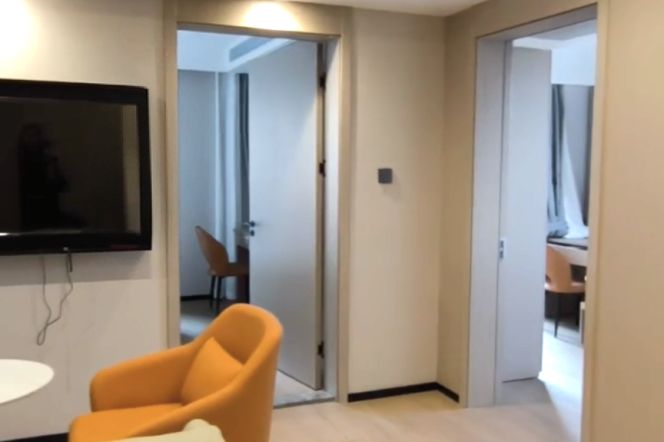 modern furnished 2BR @Yangpu Xinjiangwan, green light window view, pet friendly, promotion on-going