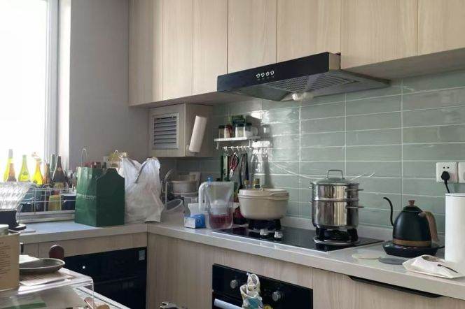 Jing'an Temple/modern 1br 2lr/big living room/central AC/dishwasher,@L14/2/7