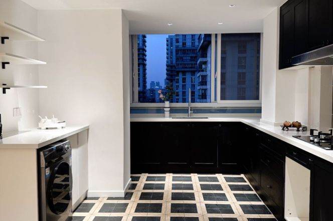 Modern decoration 3brs with balcony and floor heating  belong to Tianzifang area 