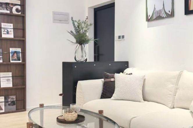 Nice 1Br elevator apt+Floor heating+Central AC+dishwasherOven@ Jiaotong University