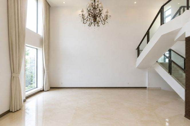 Modern decoration douplex 5brs with floor heating and balcony in central Green city area