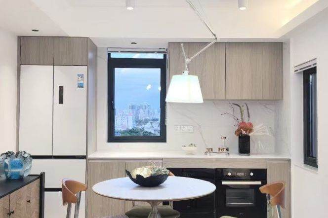 Nice 1Br elevator apt+Floor heating+Central AC+dishwasherOven@ Jiaotong University