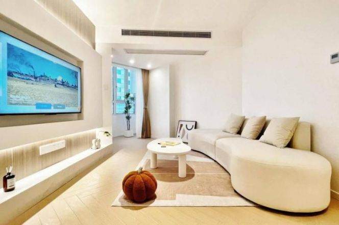 Nice 2bedrooms apt+Floor heating+central AC+oven@Xujiahui CBD