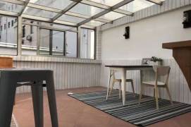 Furnished 3Br w. 20m2 Terrace&Heating