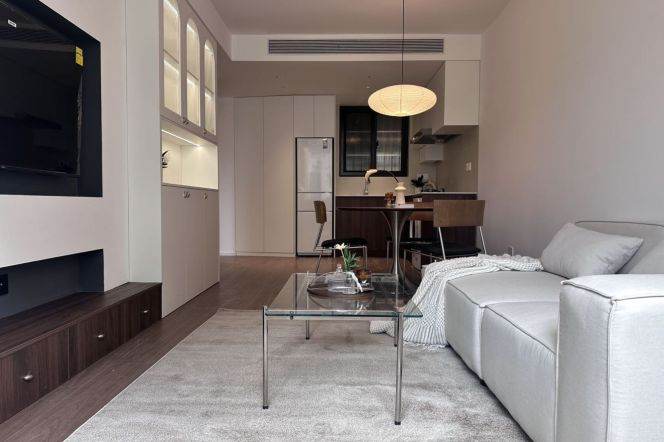 9.5k Brand new 1Br Nr Suzhou River close to Wuning Rd.line13/14