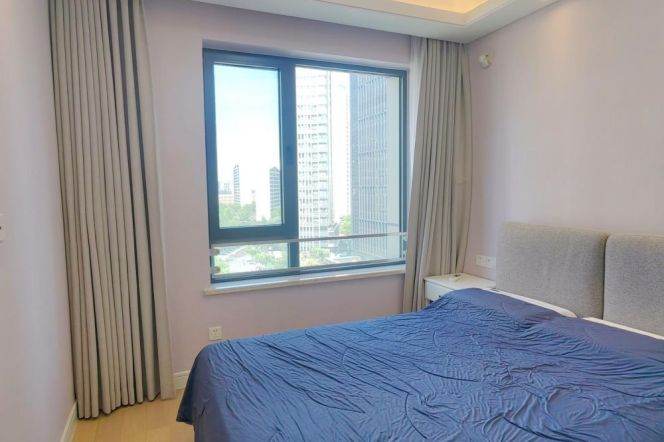 Stylish 1 br next NYU shanghai ,4 mins walking to L 6/8/11 Oriental sports center St