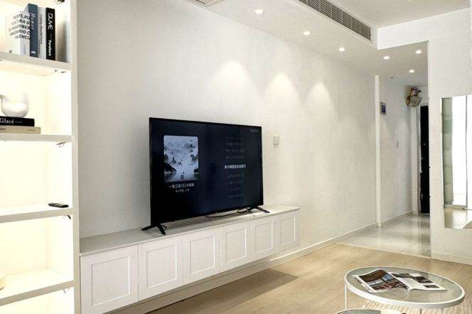 Big terrace one bedroom Apt+central AC+oven+Dryer @ Zhongshan Park