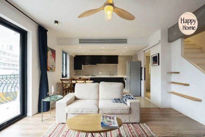 Duplex 2br/2bt Flat with triple Balconies