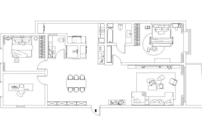 Spacious&Bright&Modern 3Bdrs 2Baths Apt+Good View+Open Balcony+Jing An Temple