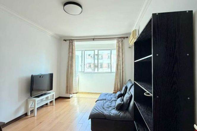 Bright 1 BR APT Changle Rd Changshu Rd 7.5k