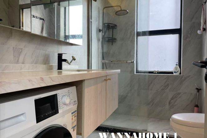 Nice Compound+Spacious&Modern 2Bdrs 1Bath Apt+L2/11 Jiang Su Rd+Open Balcony+Bus 71