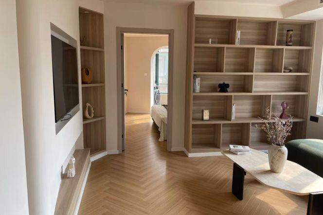 Cozy 1br apt in Jing'an,with Gym,swimming pool,Close to Metro