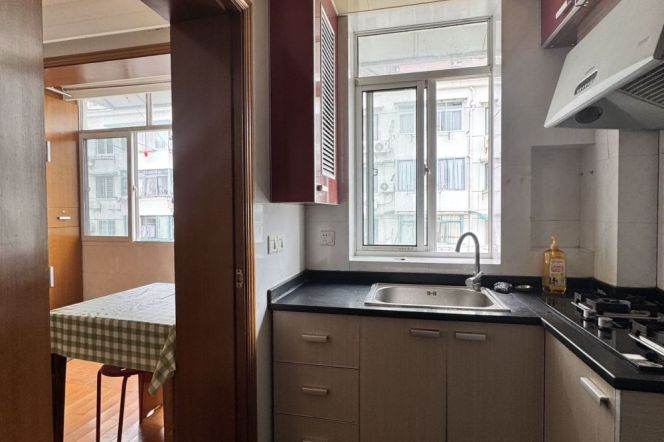 Special offer ! 3.8K only ! Changping rd metro L7 | Bright 1Br 5F-stairs