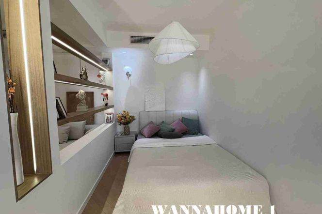 Modern&Bright 1Bdr 1Bath Apt +Jing An Temple CBD+5F Walk Up