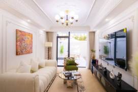 Shaoxing/South shanxi Rd floor heating 1br/2lr/1bt apt with garden; L9/12