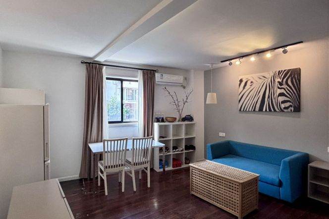1Bdr 1Bath Apt/Spacious&Modern&Bright/huge terrace/ Line 2/7/14 Jing'an Temple/stairs