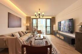 Jiangning rd/Kangding rd floor heating 2brs/2lr/2ba apt with balcony;L7