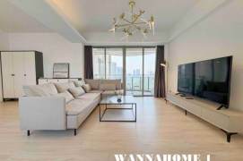 Stunning View+Modern&Spacious&Bright 3Bdrs 2Baths Apt+Open Balcony+Taikoo Hui+Top Compound
