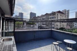 1Bdr 1Bath Apt/Spacious&Modern&Bright/huge terrace/ Line 2/7/14 Jing'an Temple/stairs