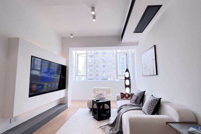 Damuqiao rd/spacious 1br 2lr/bright room/with central AC/elevator,@L12/4