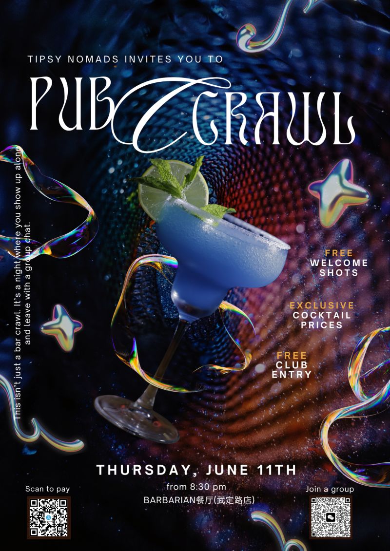 Tipsy Nomads Bar Crawl