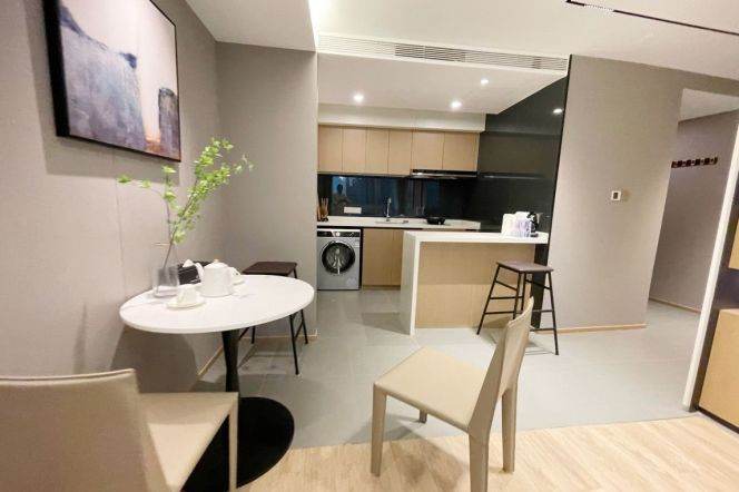 Luxury new 1br serviced apt in Pudong Lujiazui nr L2,4,6,9