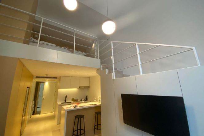 Modern-designed 1br duplex serviced apt in Xuhui nr L9,12