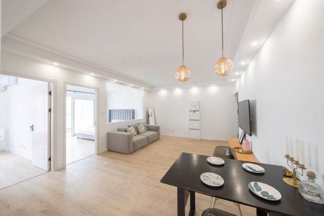 2 Brs, 1 Living room, Floor heating/Central ac/Oven, 120 sqm @ Xujiahui station L1