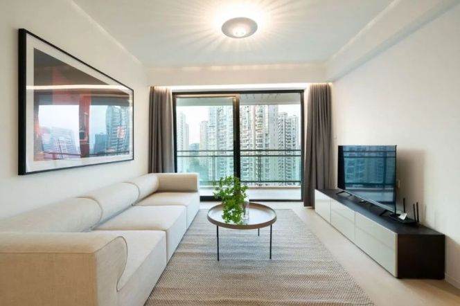 modern 2brs floor heating nice balcony good view in best apartment compound Hong qiao
