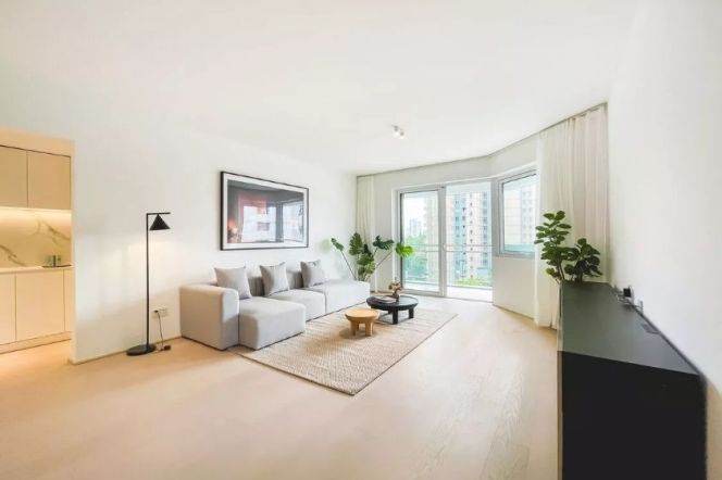 modern 3brs floor heating modern furniture open balcony in top 3 compound towntown