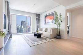Modern decoration 2brs with floor heatig and river view in Lujiauzi