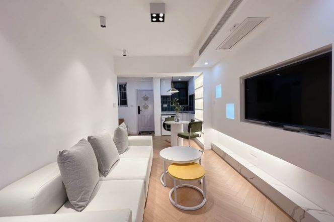 Elevator 1-bedroom | Lixi Road | 5 mins to Metro Lines 2/11 (Jiangsu Road Station)