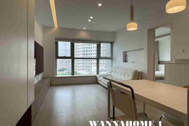 Top Compound+Free Club+New&Spacious&Bright 1Bdr 1Bath Apt+Jing An Temple+Kerry Center
