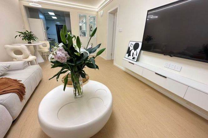 zhongshan park modern 1BR/big living room@L2/3/4