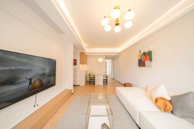 zhongshan park floor heat 1BR/big living room@L2/3/4