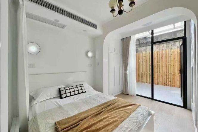 Nice yard 1Br/1Lr/1Bt apt nr Jiaotong university,M10/11