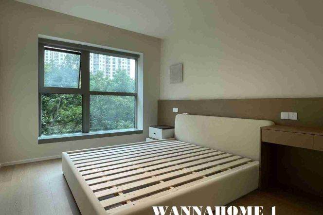 Top Compound+Jing An Temple+Spacious&Bright 2Bdrs 2Baths Apt+Free Club+Large  Balcony