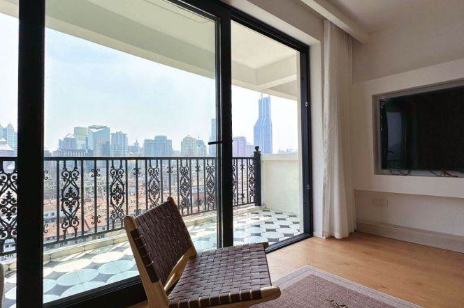 Landmark View- Suzhou River - Luxe Apartment-3+1 br 173sqm - Line 10/12 Tiantong 
