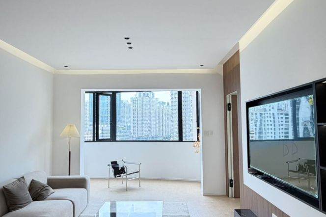 15.5k Brand new 2Br with floor heating Nr The Suzhou Creek close to Wuning Rd.line13/14