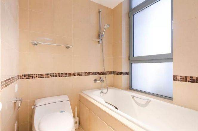 Modern decoration 2brs with balcony and floor heating  in Gubei 