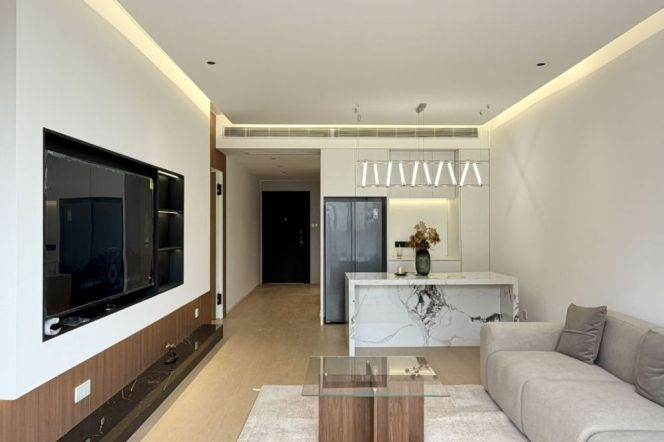 15.5k Brand new 2Br with floor heating Nr The Suzhou Creek close to Wuning Rd.line13/14