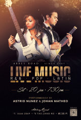 Outdoor Live Music by Astrid Nunez & Johan Matheo
