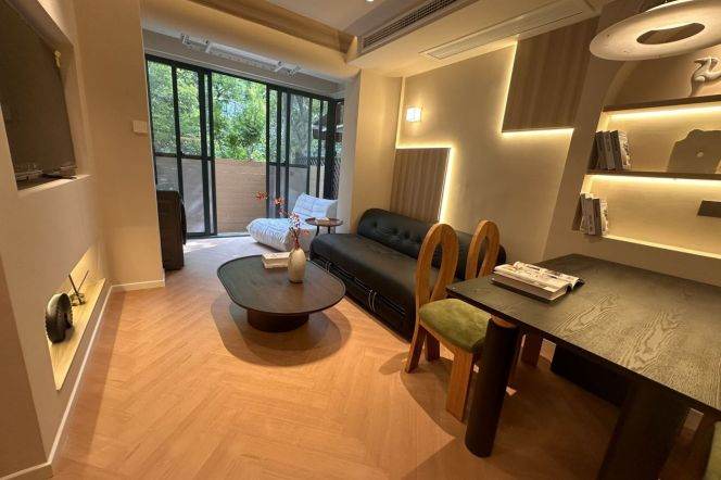 Cozy 1br with CA,floor heating,1F with private yard,close to Mixc,Line 10