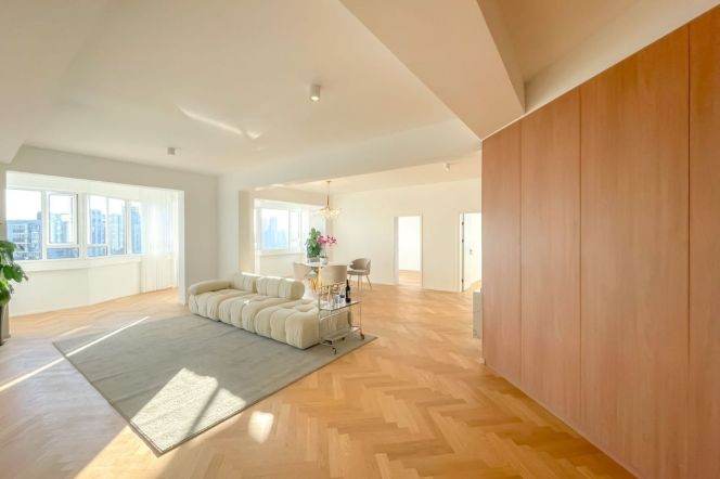very huge 5 brs floor heating modern furniture nice view near Tianzifang line 9,12 