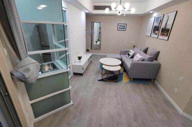 Full furnished 1br/2living & elevator@Jiangsu Rd & Line 2/11